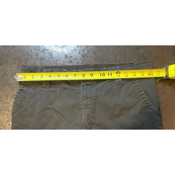 Lee Comfort Waistband Black Stretch Flat Front Pants Sz 14 - Picture 9 of 13